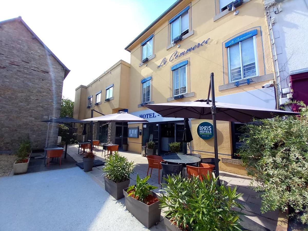 Logis Hotel Restaurant Le Commerce Guichen Bagian luar foto